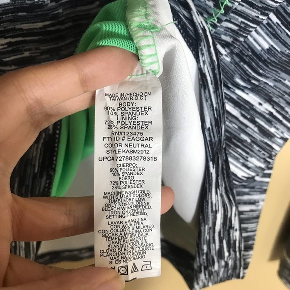 Skechers‎ Track Jacket Womens Large Gray Green Quarter Zip Mock Neck Sport - Picture 13 of 13